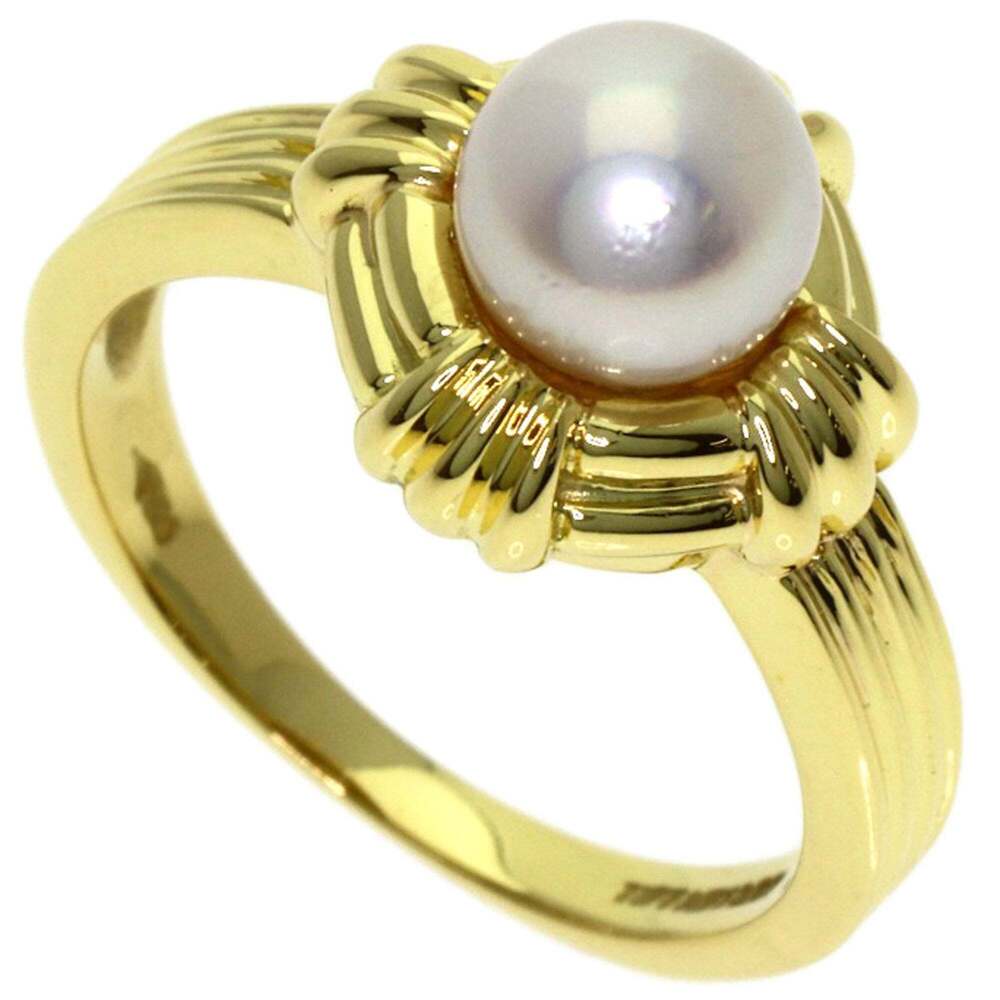 TIFFANY Authentic 18k Gold Pearl Ring